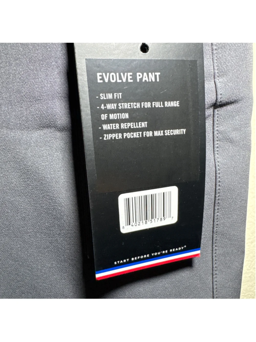 Fourlaps Evolve Slim Fit Pants Graphite Size 28 Regular